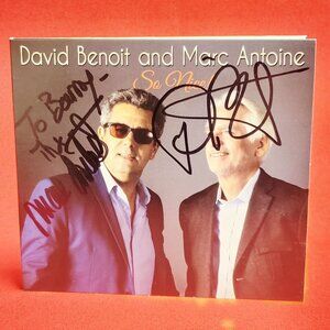 David Benoit and Marc Antoine So Nice CD Signed 2017
